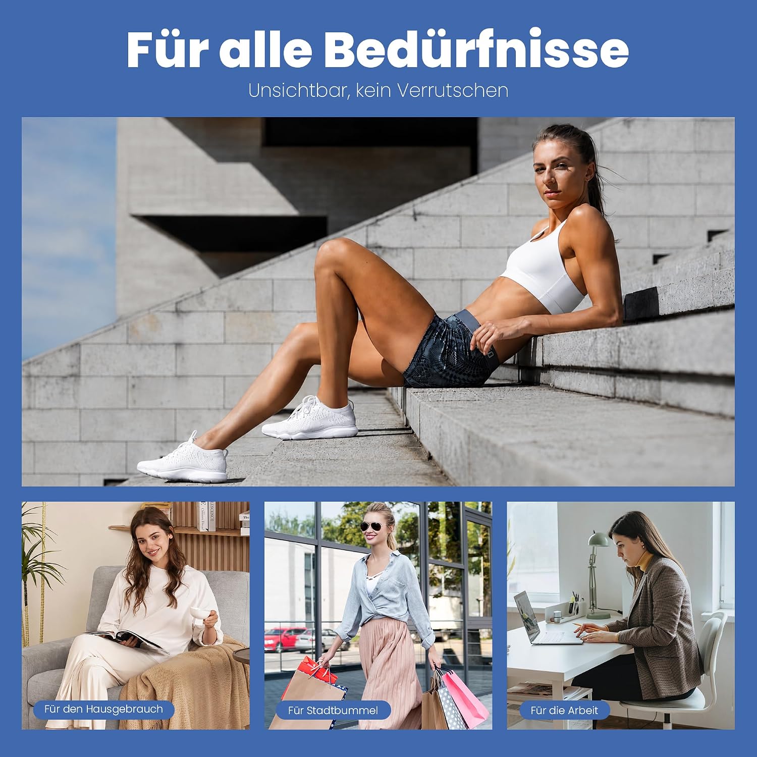 Thumbnail 5 de Falechay 10 Paar Sneaker Socken No-Show (Füßlinge) aus Baumwolle für Damen & Herren