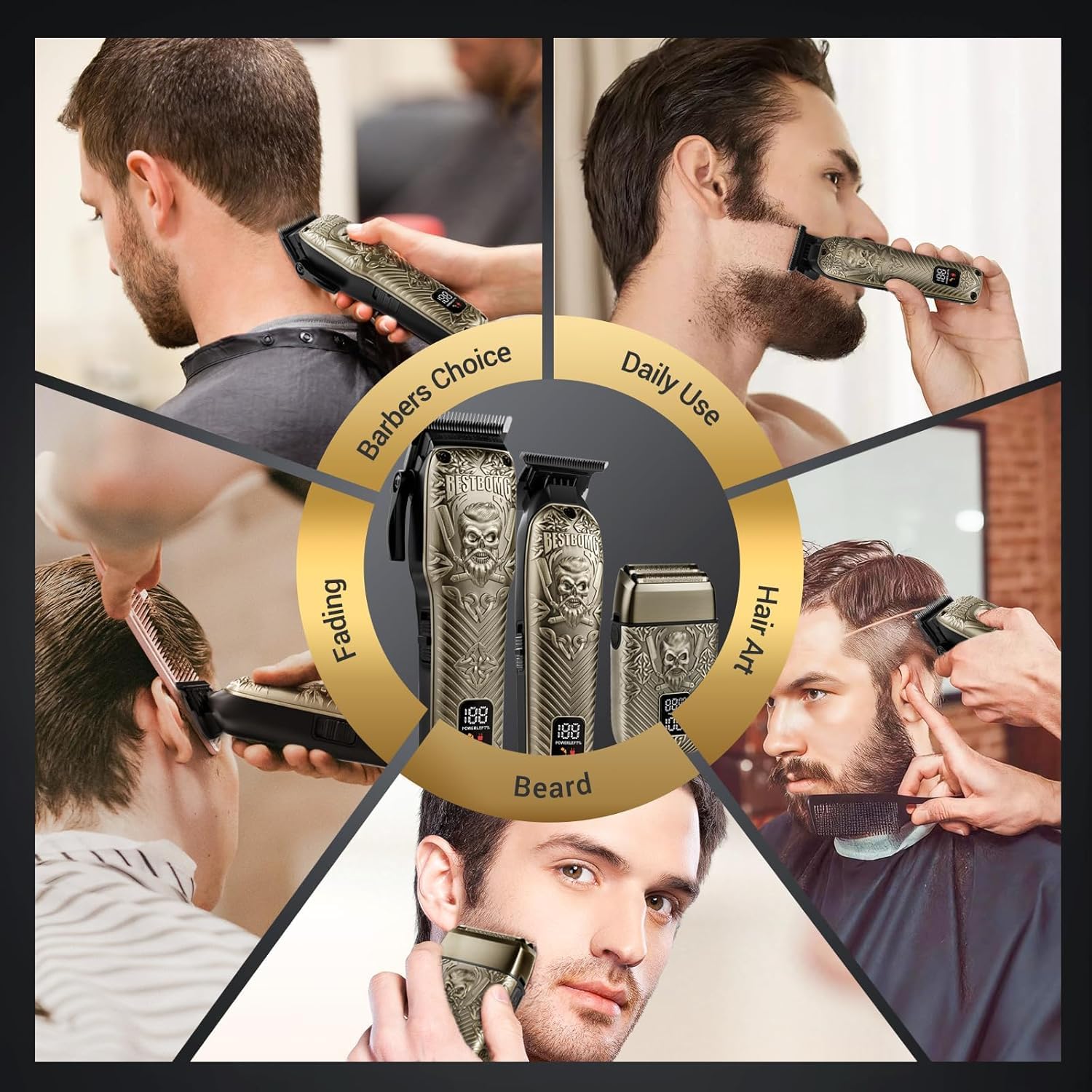 Thumbnail 6 de Bestbomg 807E Bronze Hair Clippers