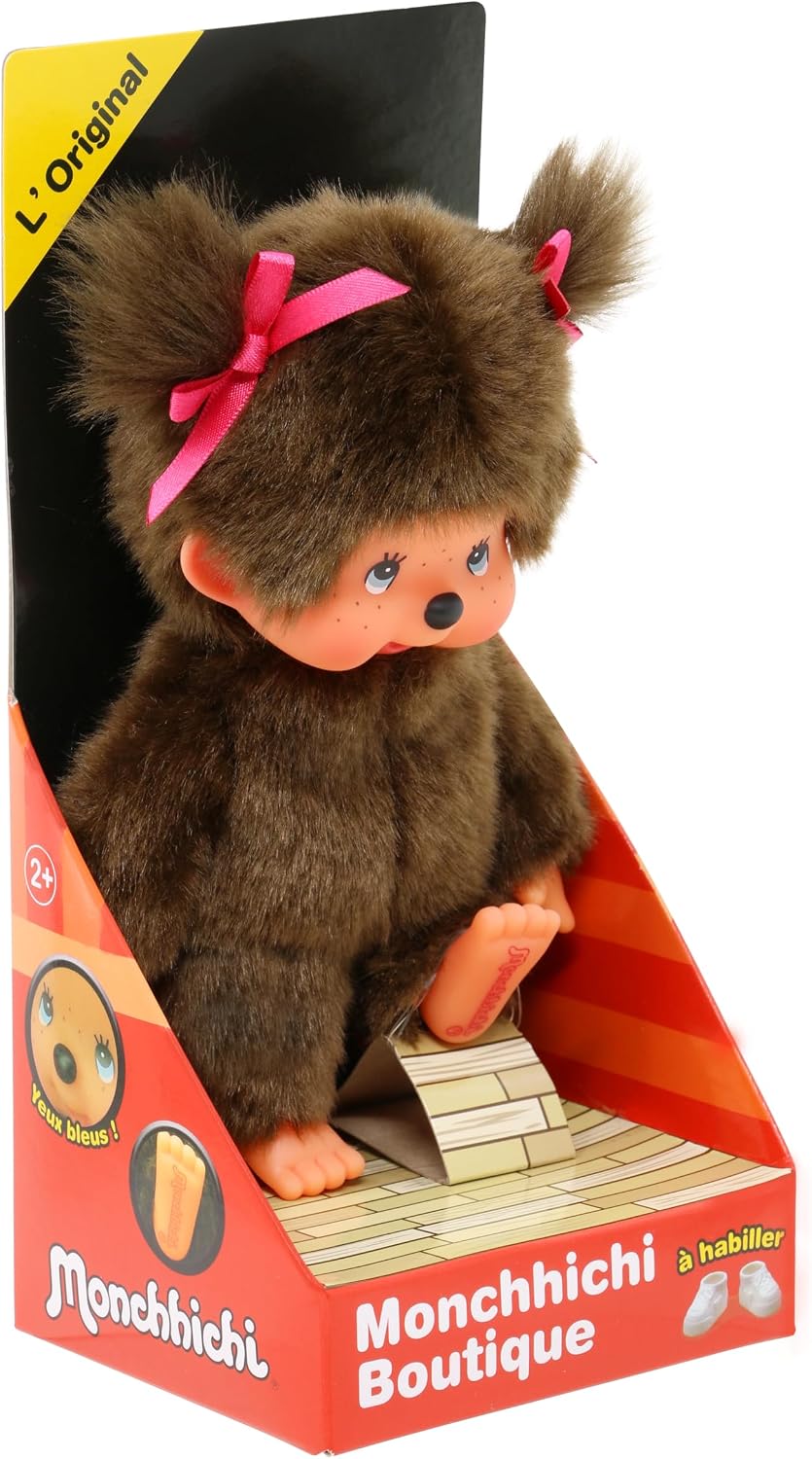 Detalle 1 de BANDAI MCC L'original Monchhichi Stuffed Toy, 20 cm Girl Design