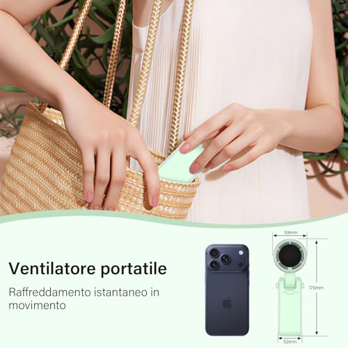 Thumbnail 7 de KARFUN Ventilatore Portatile: Mini, pieghevole a 180°, ricaricabile e compatto