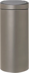 Detalle 2 de Brabantia Touch Bin 30 Liter Platinum 🗑