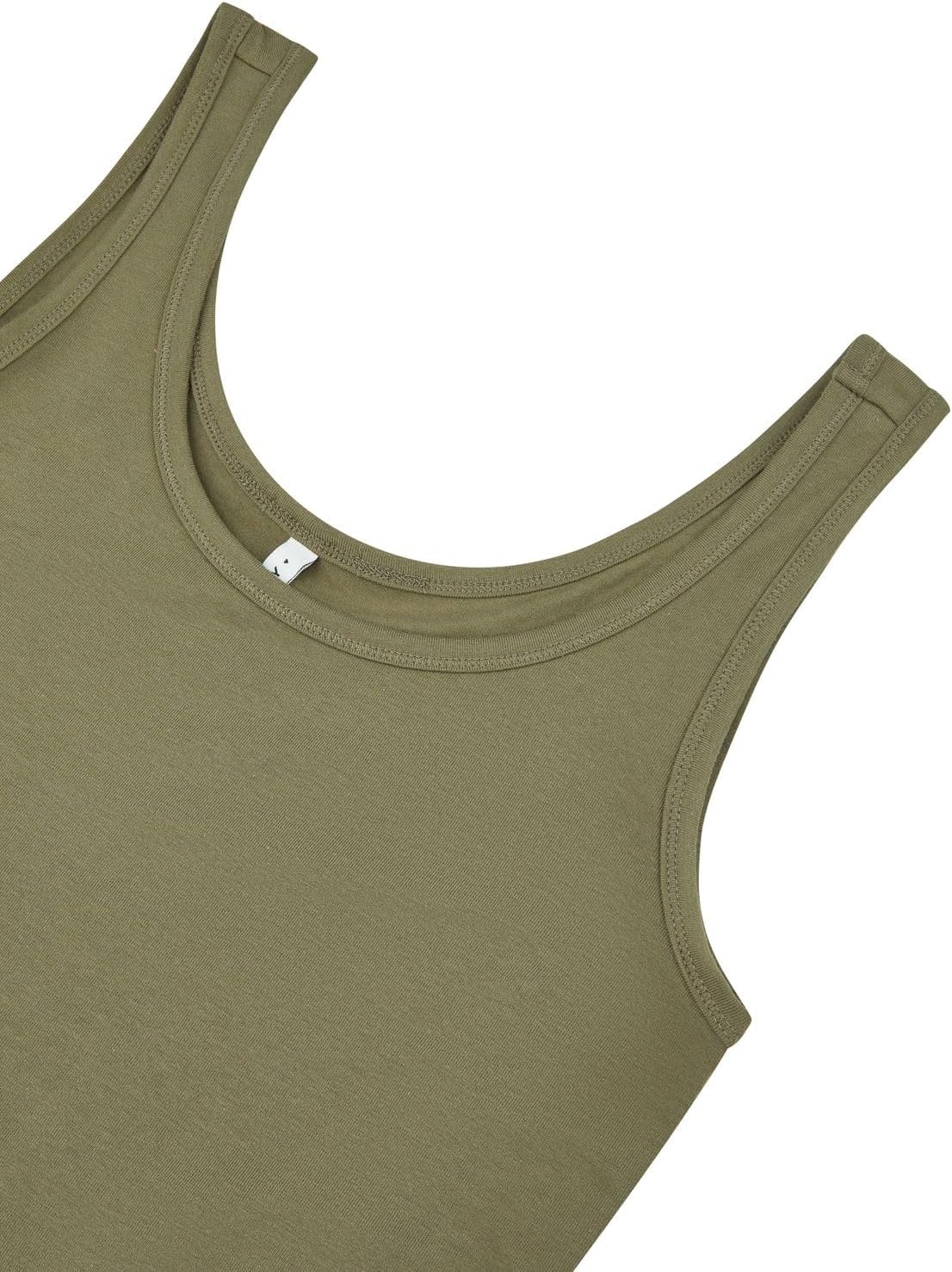 Detalle 2 de ONLY Tank Top Damen – 4er Pack Basic Trägershirt aus Baumwolle-Stretch (Slim Fit)