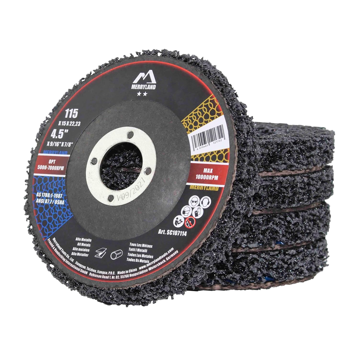 Thumbnail 5 de Merryland Strip Disc 4.5" Rust Remover Wheel 🛠