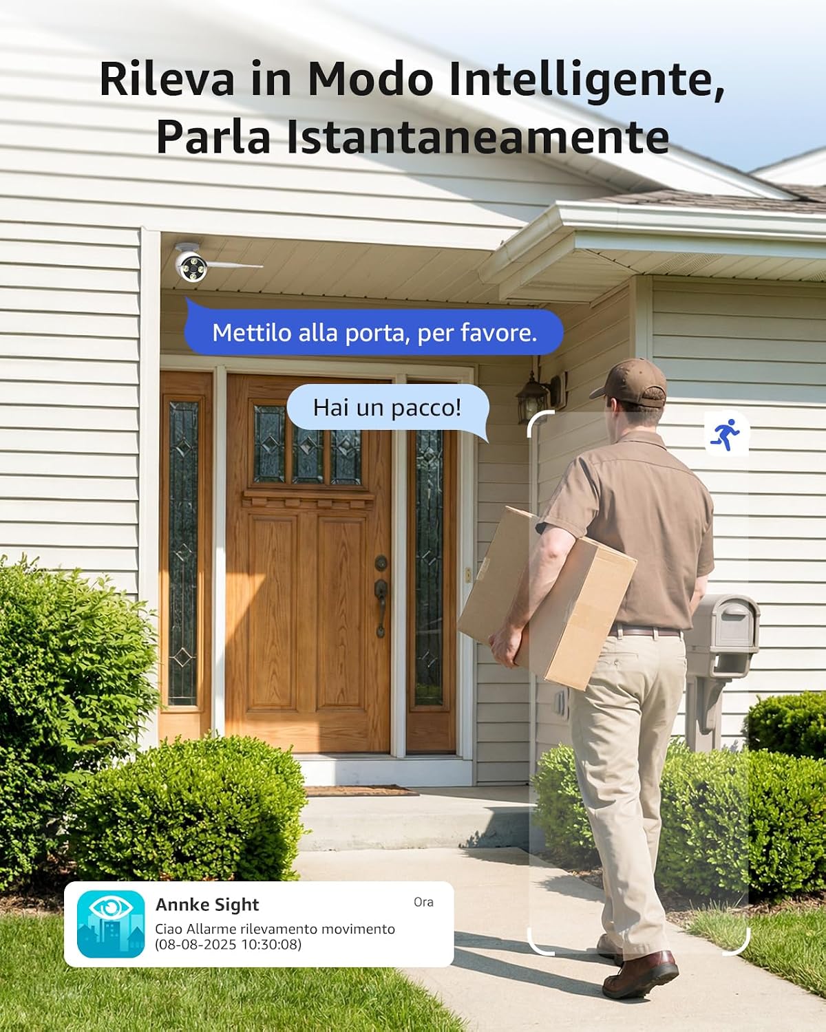 Detalle de ANNKE Kit di Sorveglianza Wifi 3MP con Schermo LCD da 7" e NVR 4CH 5MP con Touch Screen