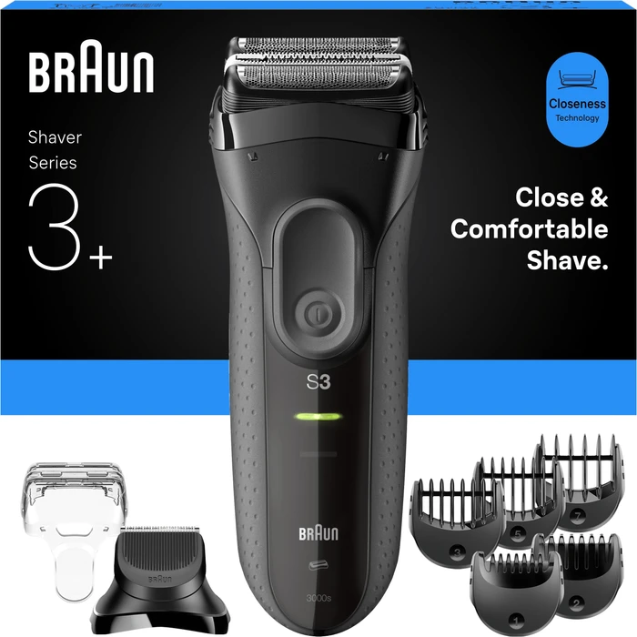 Thumbnail 4 de Braun Series 3+ 3000BT Rasierer 45 Minuten
