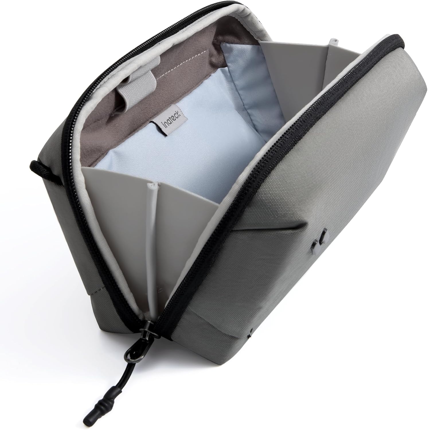 Detalle de Inateck Organizer Elettronico Portatile grigio da viaggio per cavi, power bank e hub