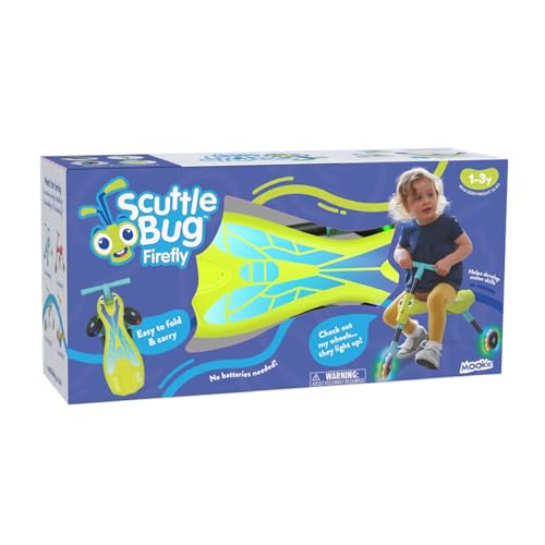 Thumbnail 8 de Scuttlebug 8615 Tricycle Lumineux luciole pour Enfant 1-3 Ans – Vert, Guidon antenne, Roues LED et pliable