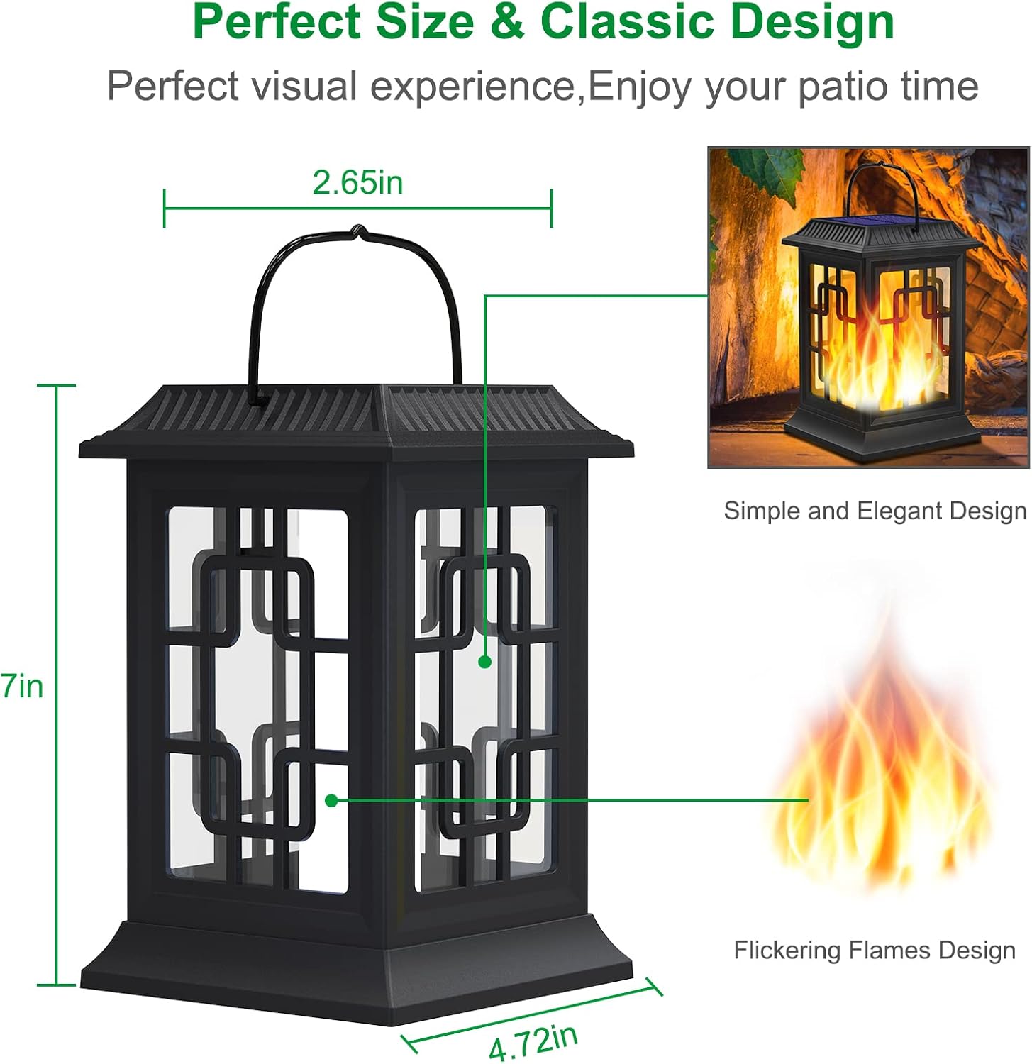 Detalle de Woenergy Solar Lanterns 2-Pack