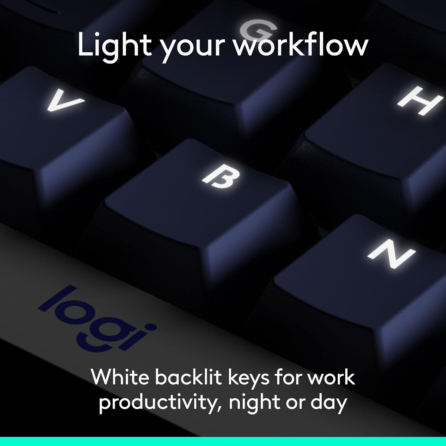 Detalle 2 de Logitech Alto Keys K98M Wireless Mechanical Keyboard, Lilac, 98-Key Layout