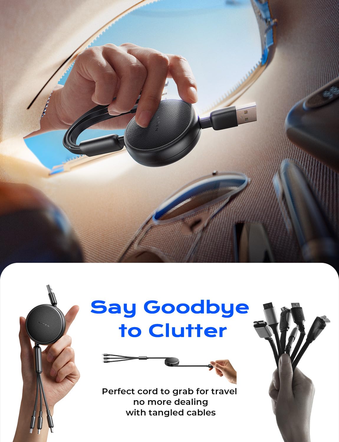 Detalle de LISEN Multi Charger Cable 10,000 test