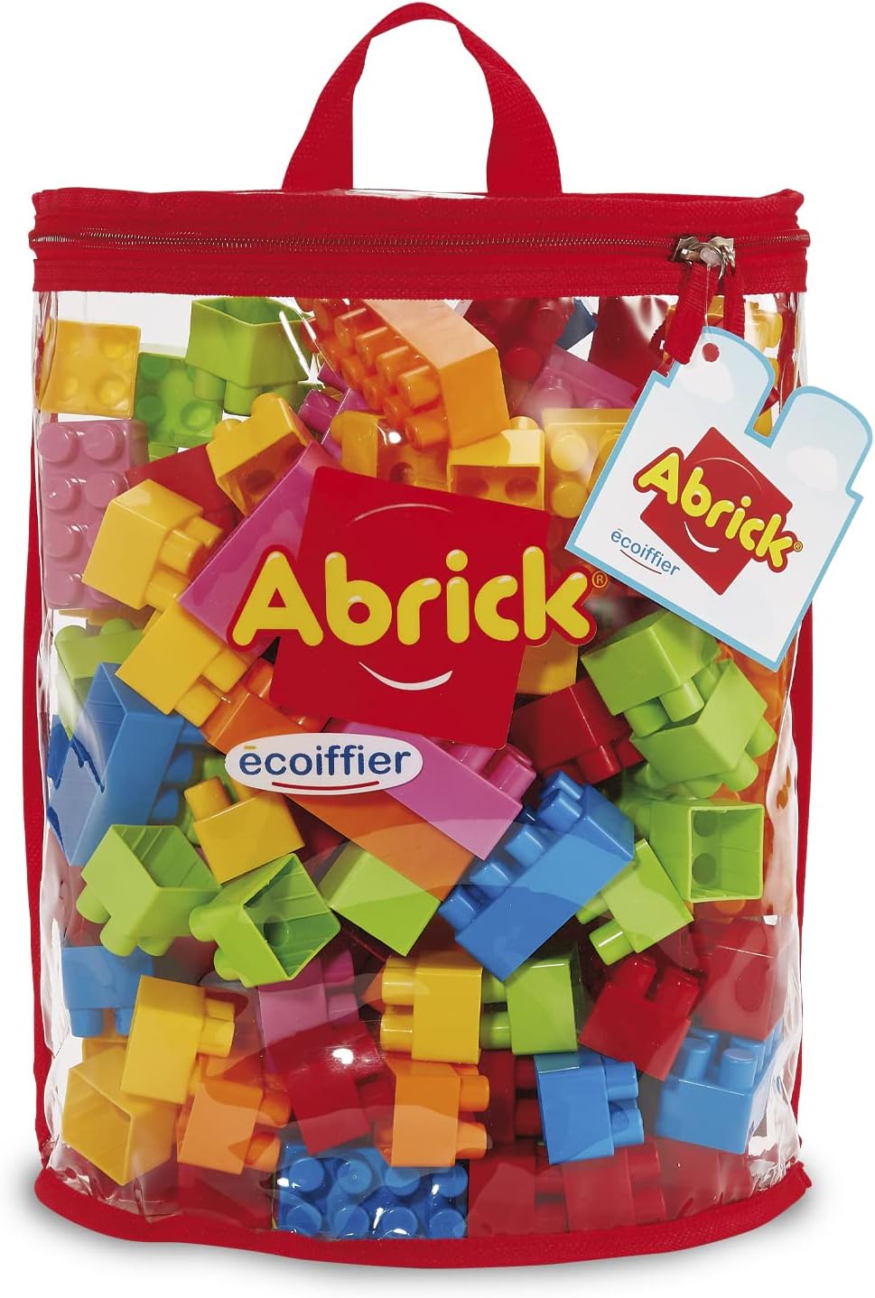 Sac de briques Abrick - 120 pièces, multicolore, à partir de 18 mois