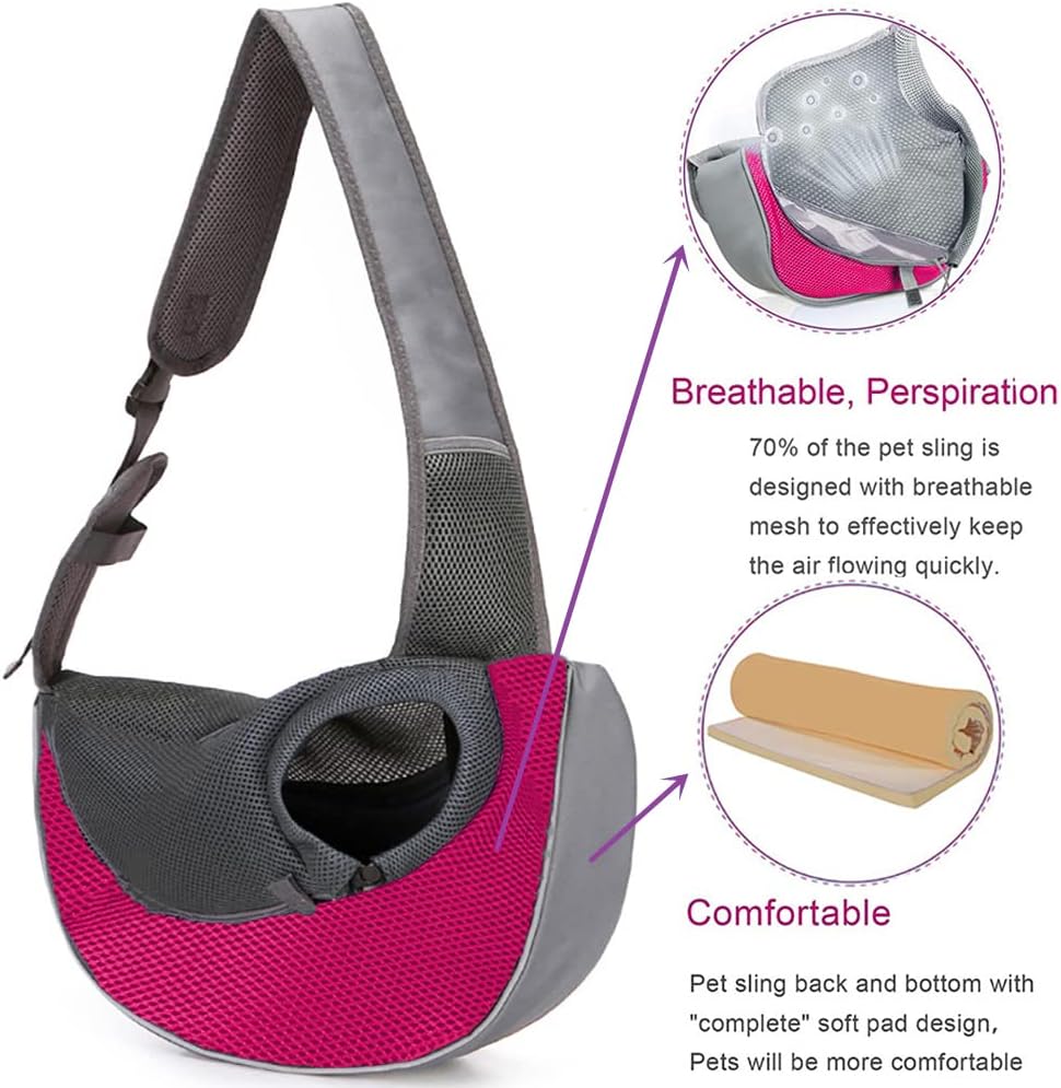 Detalle de Pet Sling Carrier Adjustable Shoulder Strap