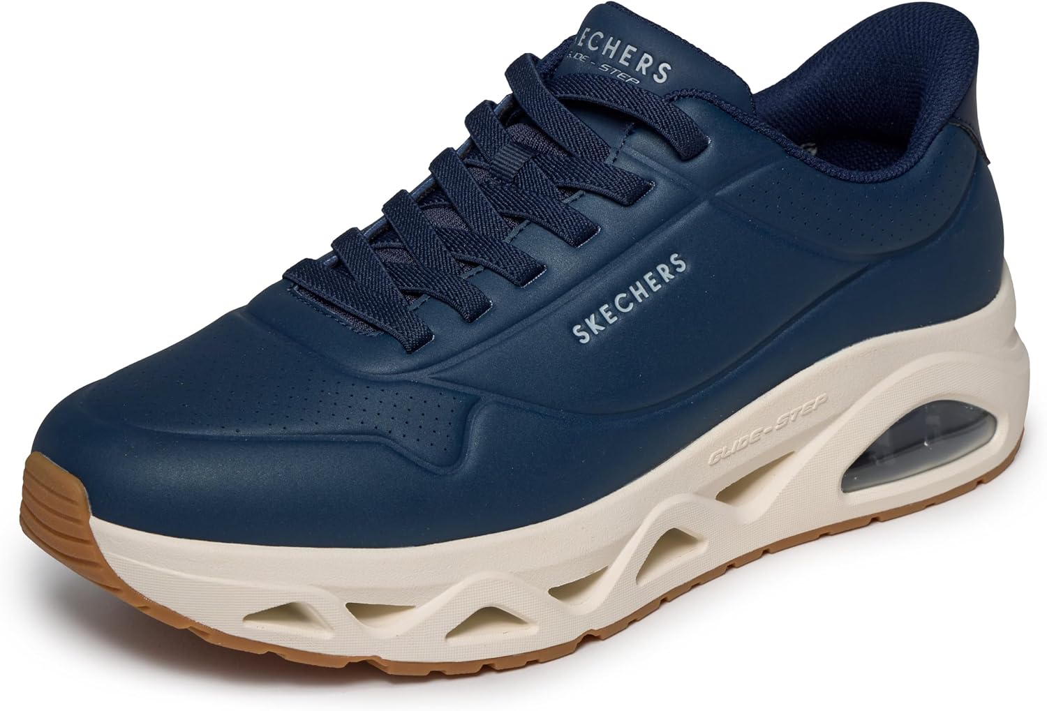 Detalle 2 de Skechers Herren UNO Glide-Step Glide On Air Slip-InTurnschuhe – Schlupfkomfort mit Glide-Step Technologie