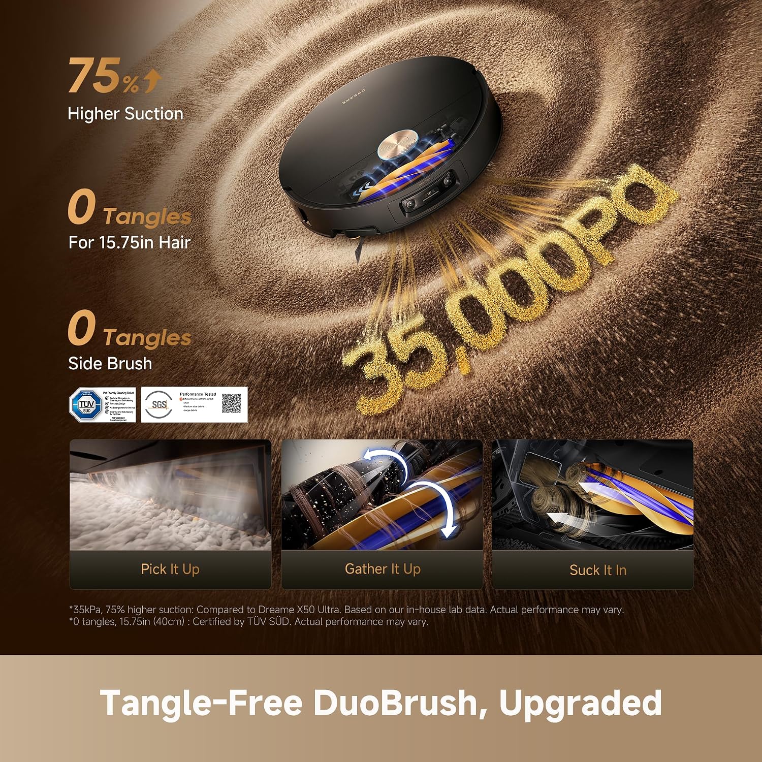 Detalle 2 de Dreame robot vacuum X60 Max Ultra Complete