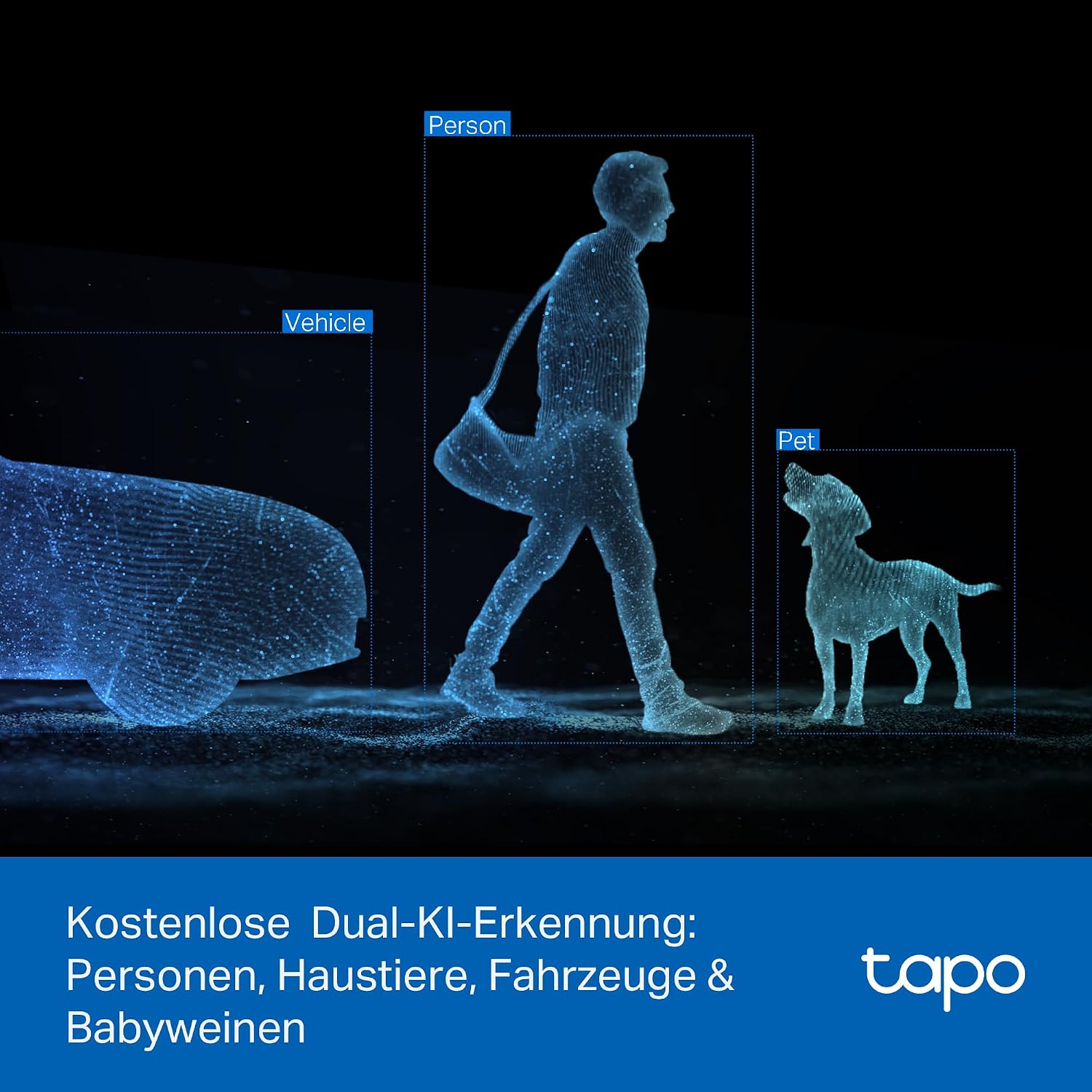 Thumbnail 6 de Tapo C245D Dual Kamera Überwachung Innen – 2K Sicht mit Dual-Ansicht