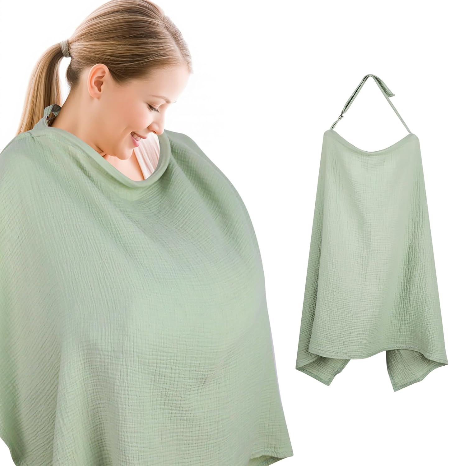 Cozary Copertura Allattamento 76x110 Verde