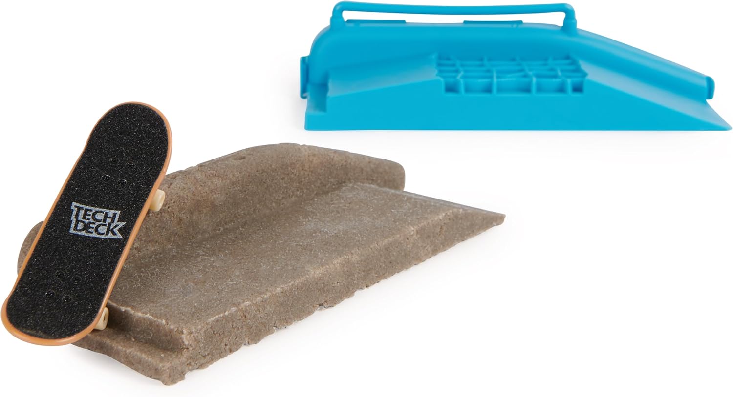 Detalle 2 de Tech Deck Concrete Fingerboard-Rampe zum Selberbauen (mit Enjoi-Fingerboard), ab 6 Jahren