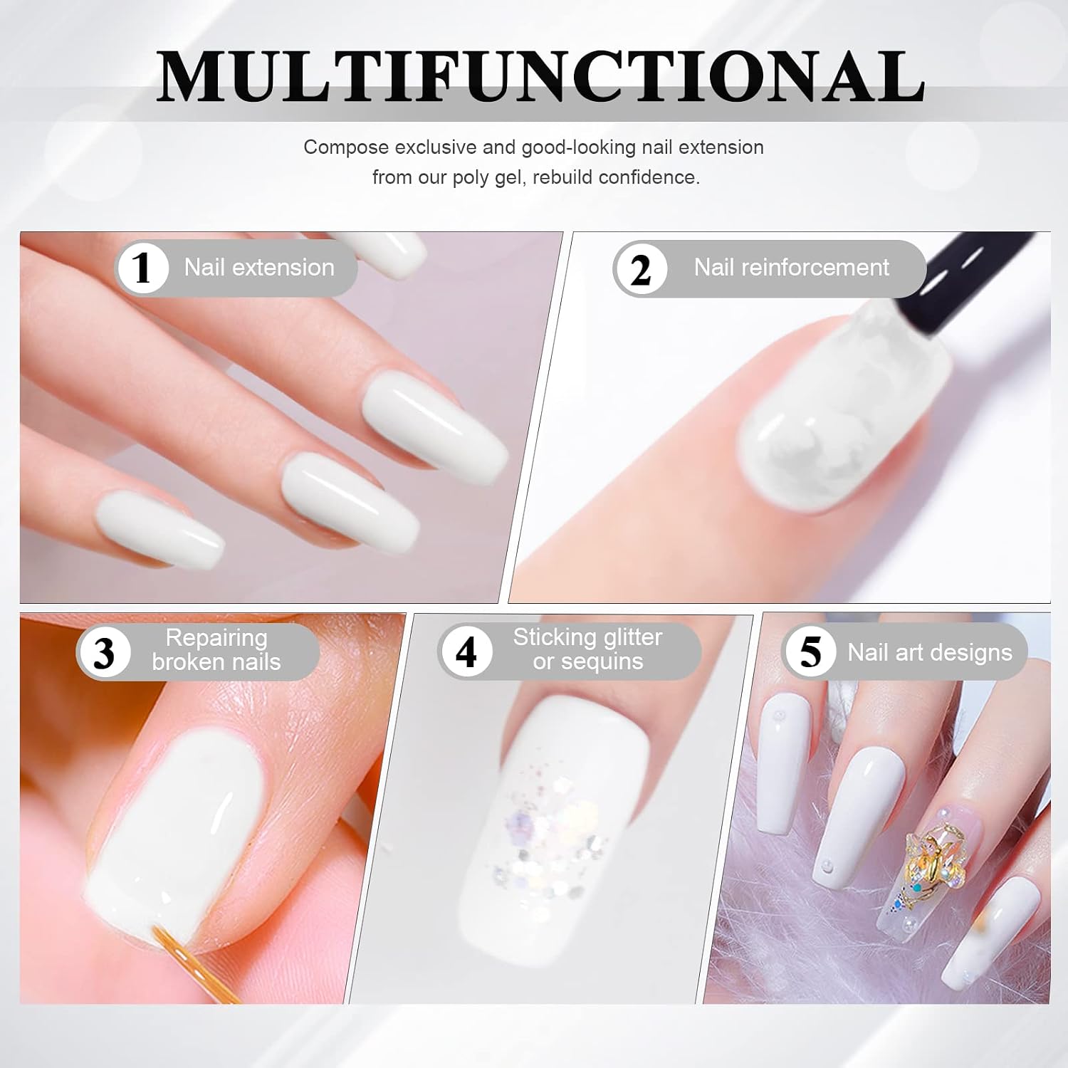 Thumbnail 3 de Saviland Poly Nail Extension Gel 100 ml