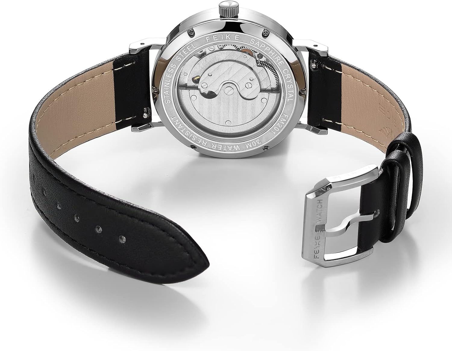 Thumbnail 1 de FEICE FM201 Orologio automatico unisex con vetro zaffiro e quadrante minimal Bauhaus