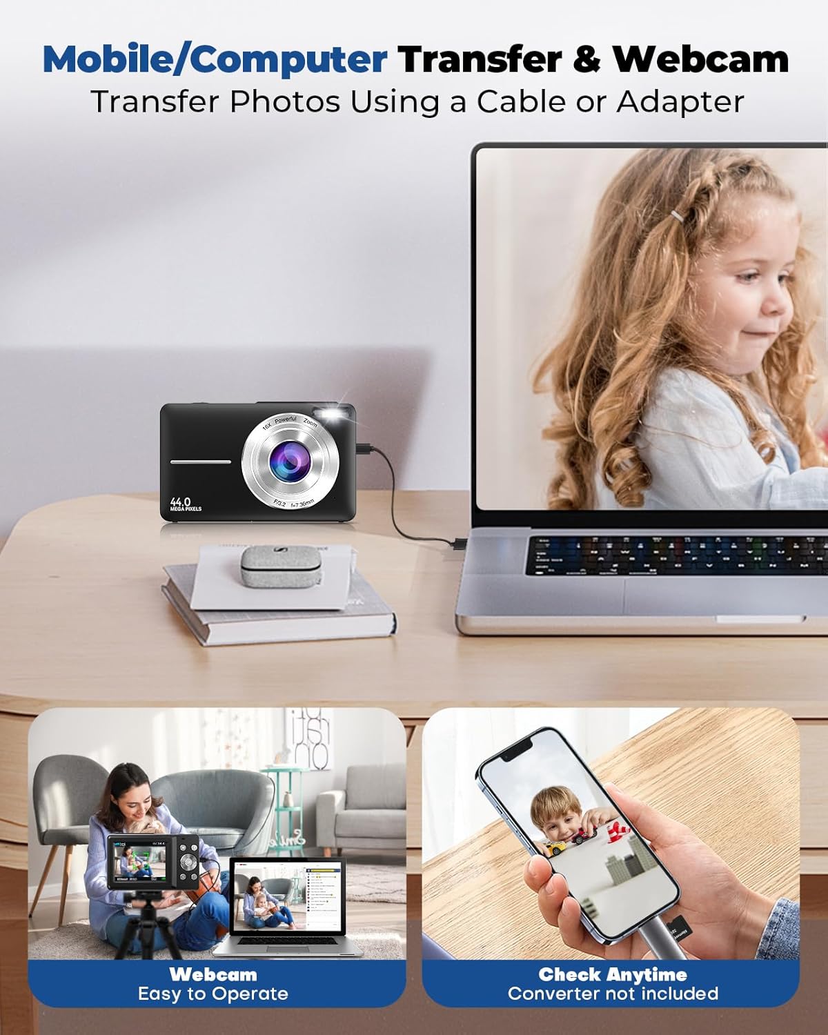 Thumbnail 6 de Digital camera 44MP vlogging kit