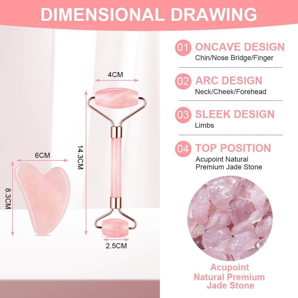 Thumbnail 1 de URAQT Gua Sha Viso 2 pezzi 💆♀