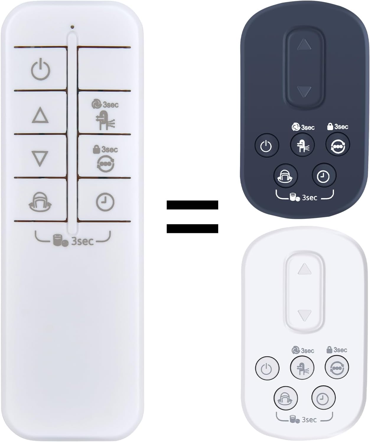Detalle de TCNOUMT RC-G01 / RC-W01 Replacement Remote for Philips Air Performer 3-in-1