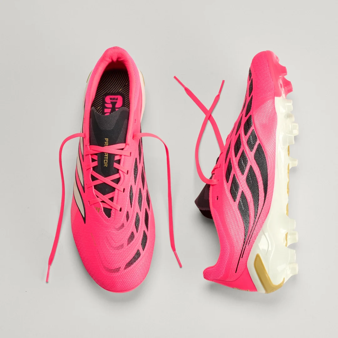 Detalle 2 de Predator League para césped natural seco de Adidas - Bota rosa