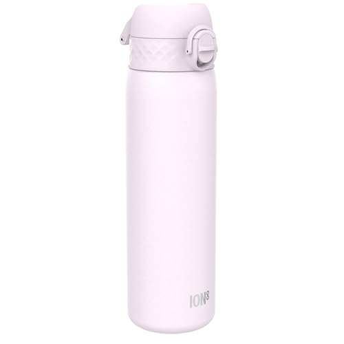 Detalle de Ion8 Lightweight Steel Water Bottle 600 ml / 20 oz (Lilac Dusk) – Non-Insulated, Leak-Proof & Dishwasher Safe