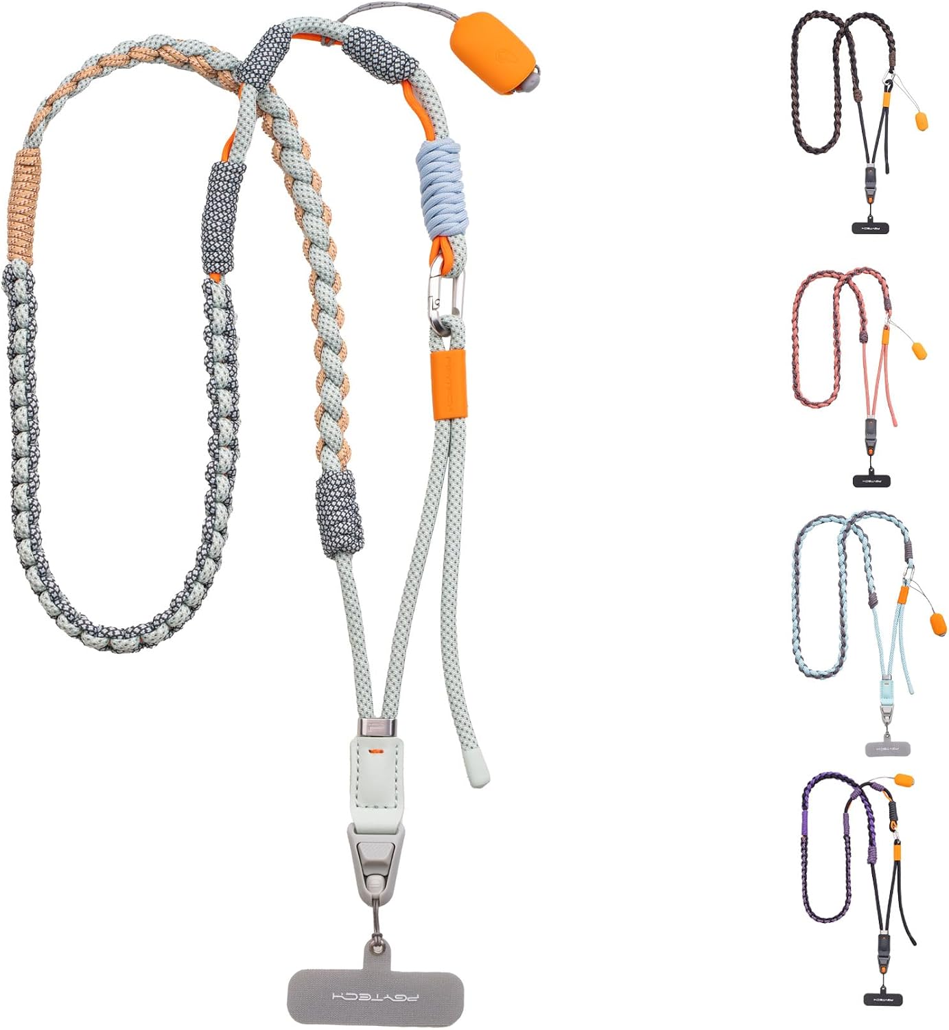 PGYTECH LinkGo Sangle Smartphone — Bandoulière en Nylon Réglable avec Attaches Multiples