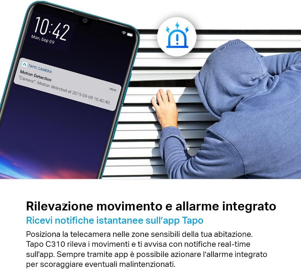 Thumbnail 4 de TP-Link Tapo C310 Telecamera Wi‑Fi esterno 1296P, visione notturna 30m