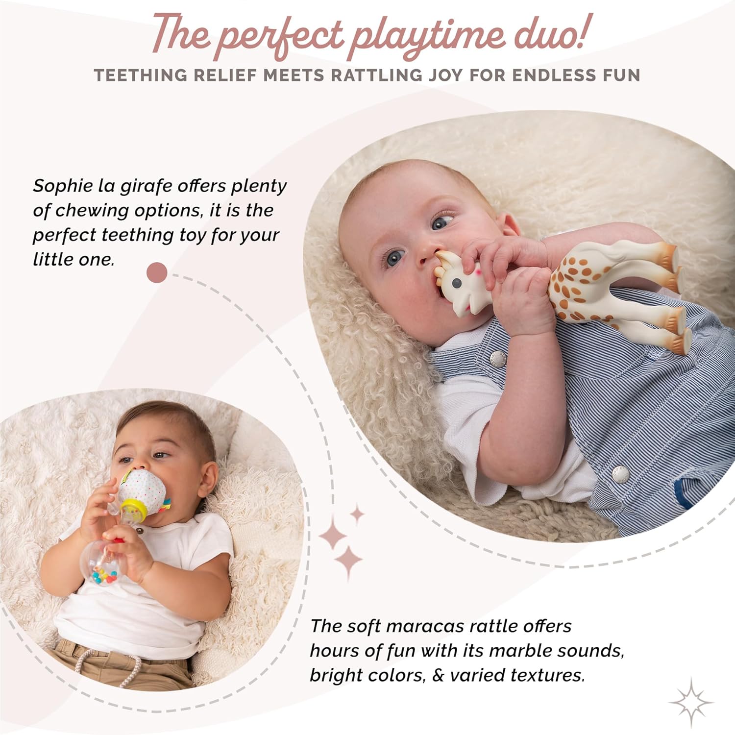 Thumbnail 5 de Sophie la Girafe 000009 - Set Inicial con Sonajero y Maracas 🐶