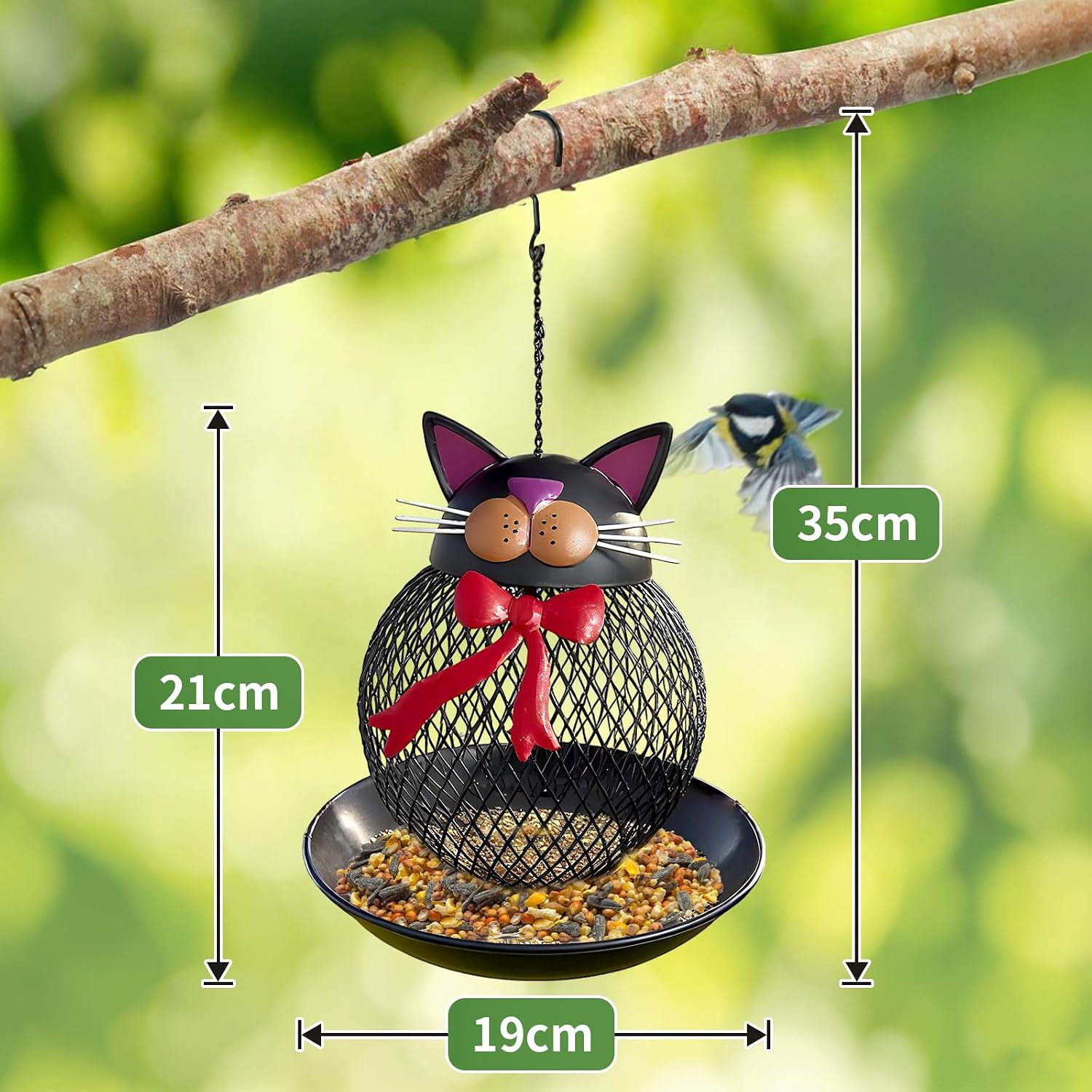 Detalle 2 de Bird Feeder Hanging for Outdoors