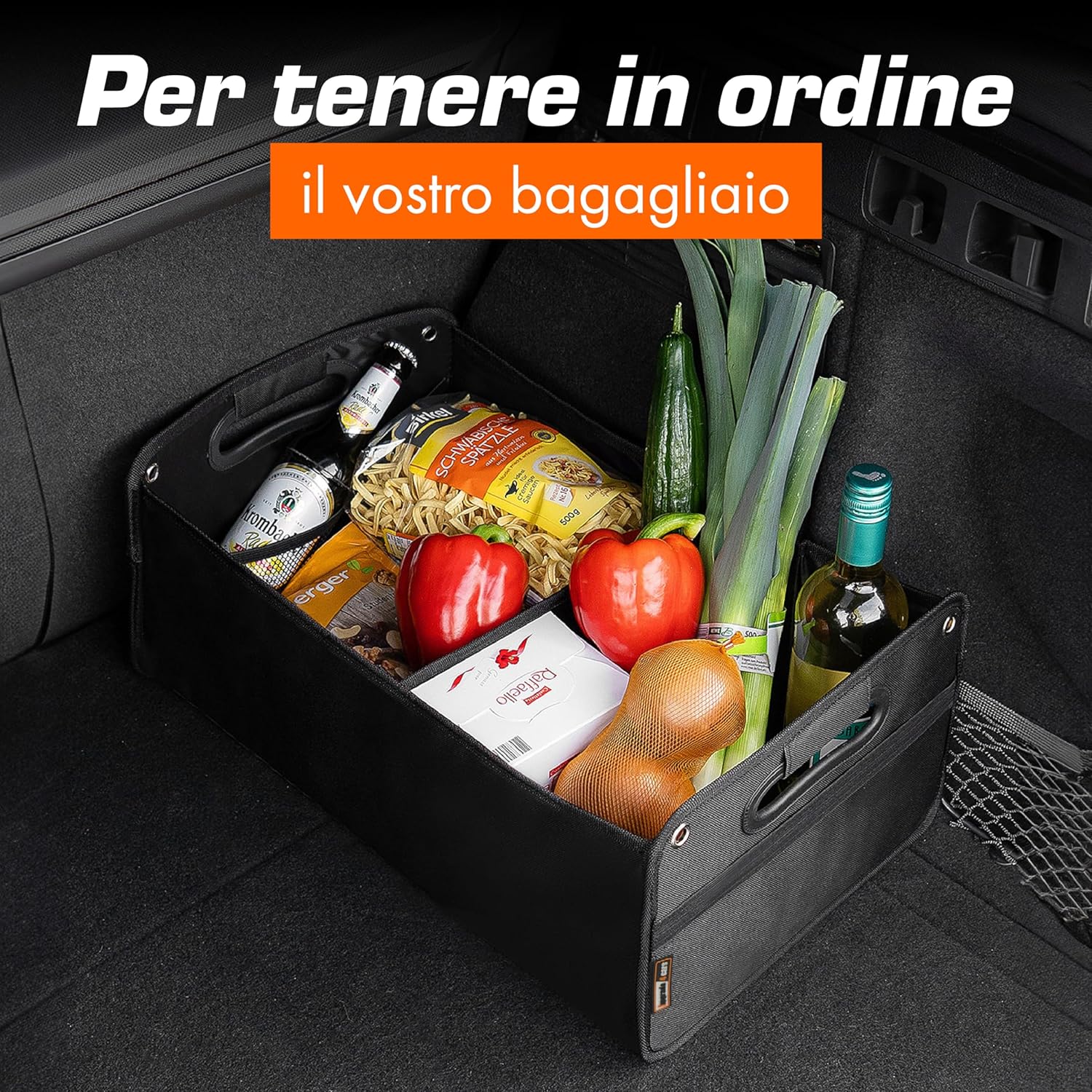 Detalle de Organizer Bagagliaio Auto Borsa Porta-oggetti Universale