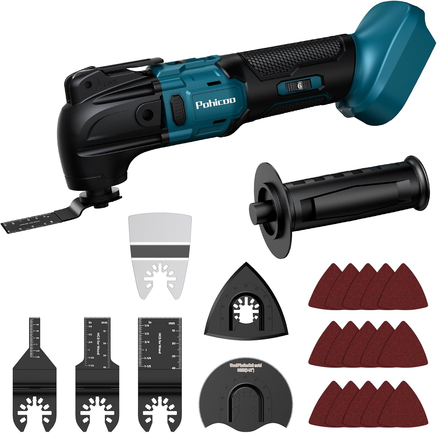 Detalle de Oszillationswerkzeug Akku 18V Makita kompatibel