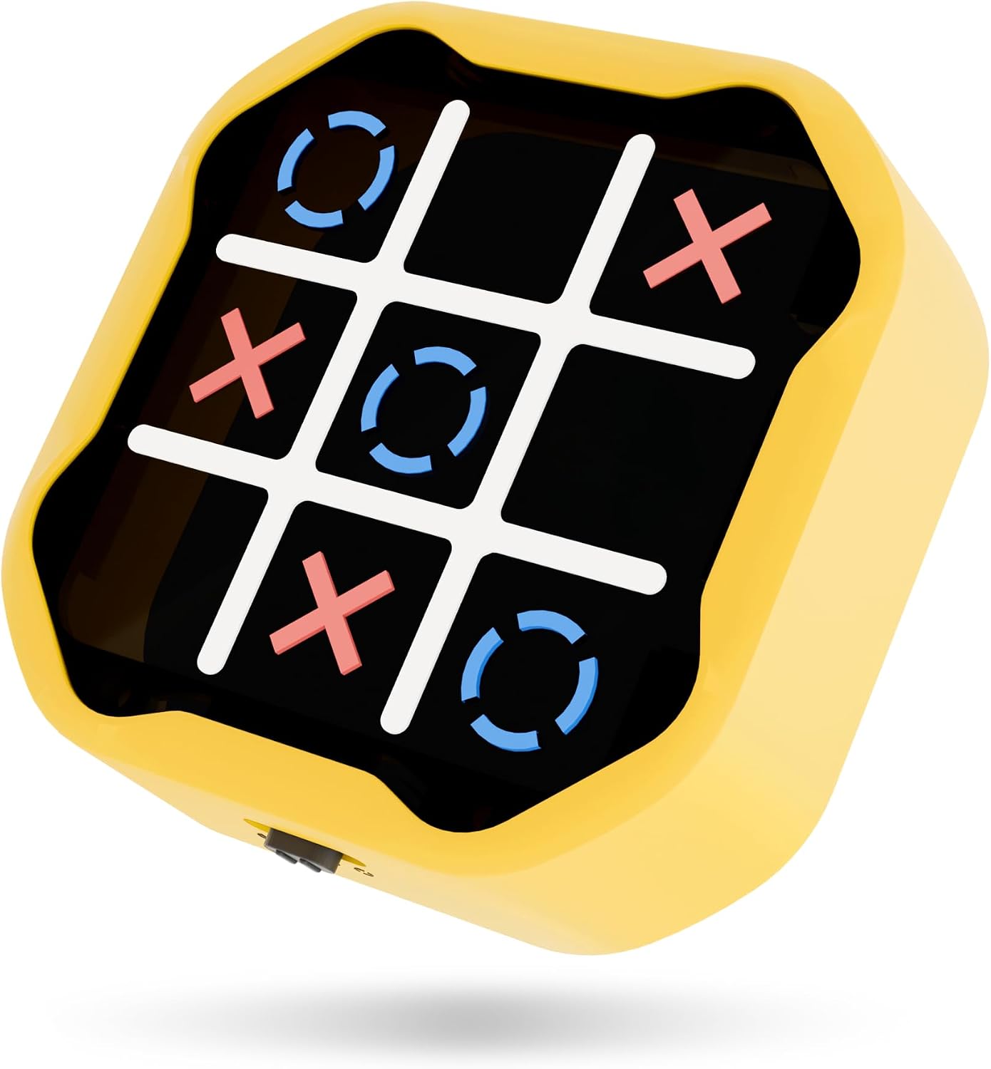 Detalle de 3-in-1 Electronic Tic Tac Toe Toy – Handheld Family Travel Game with Silent Mode