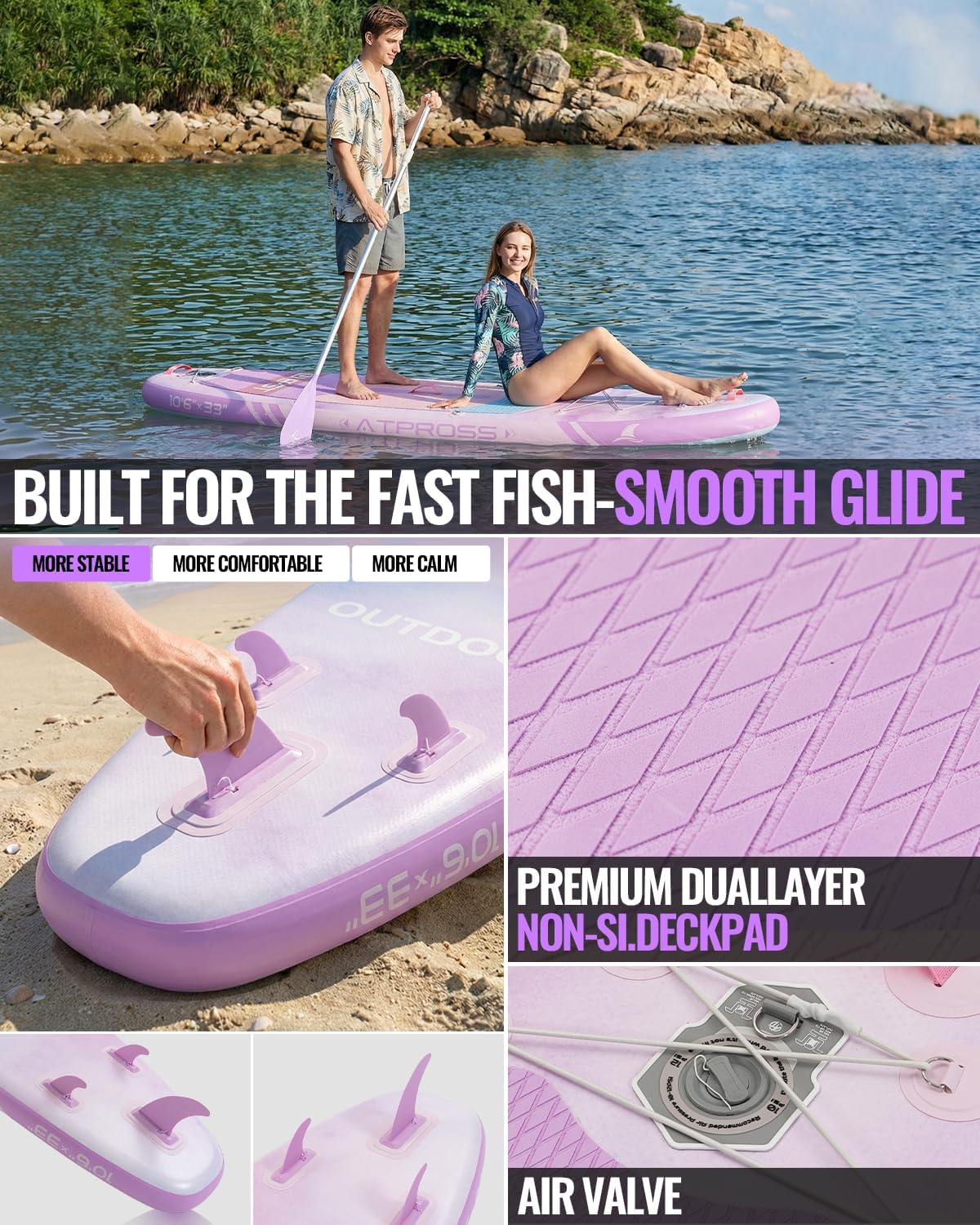 Detalle 1 de Inflatable Paddle Board 10'6