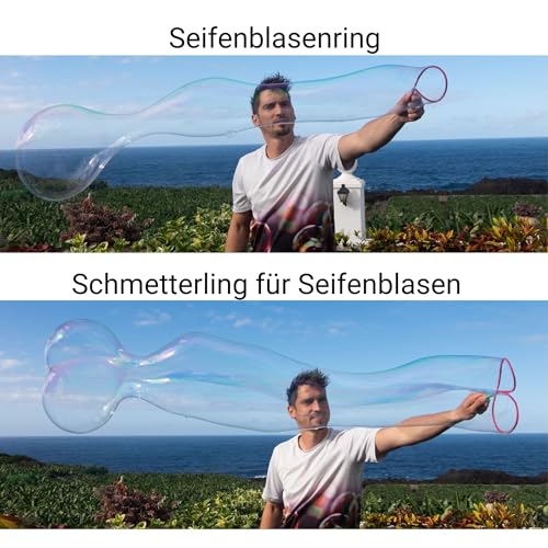 Thumbnail 4 de Bubble Brothers Riesenseifenblasen-Set 3 Stäbe aus Bucheholz, 50 cm – Eco Seifenblasen-Stäbe für Kindergeburtstage