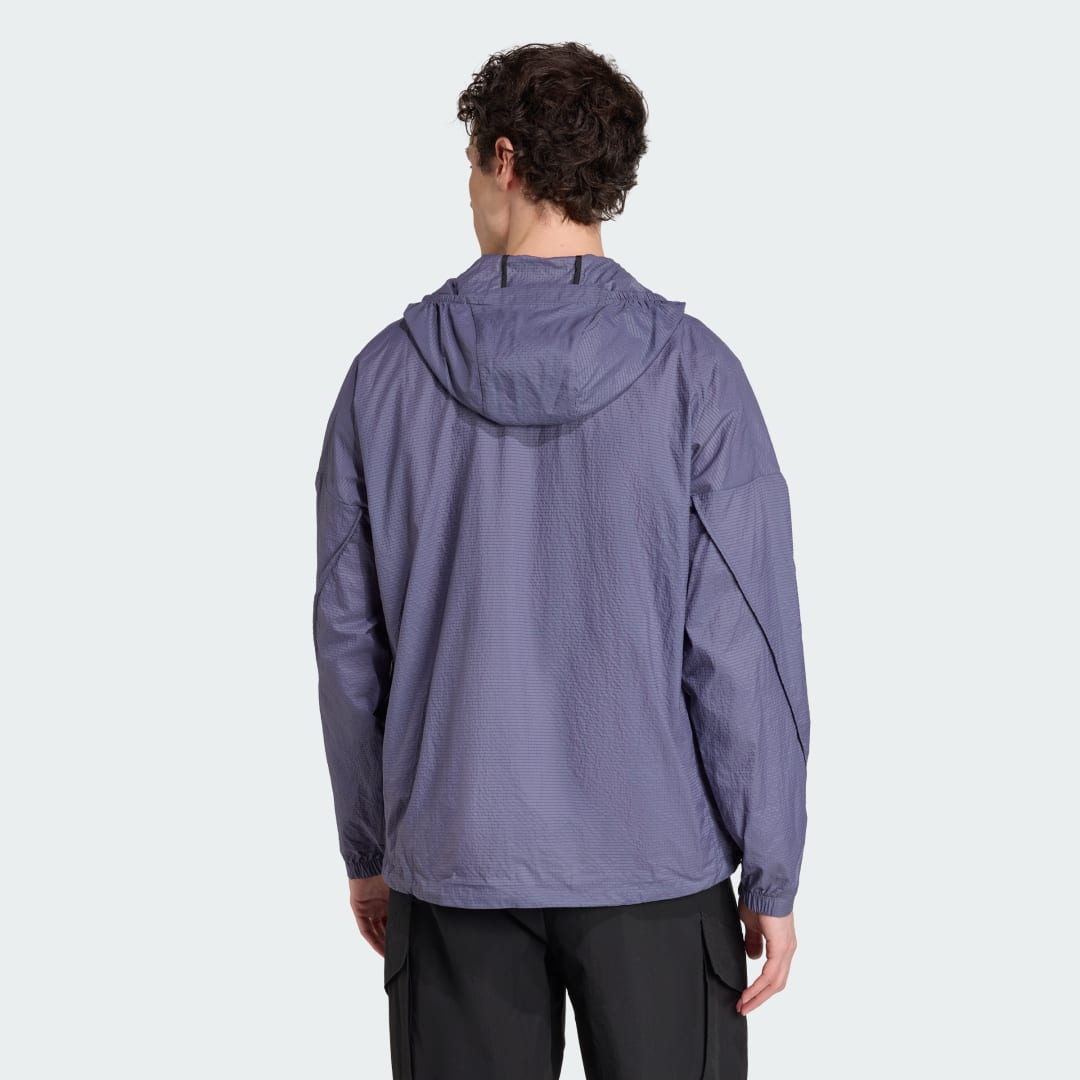 Thumbnail 1 de Anorak Terrex Xploric Wind de Adidas: protección ligera en tono violeta