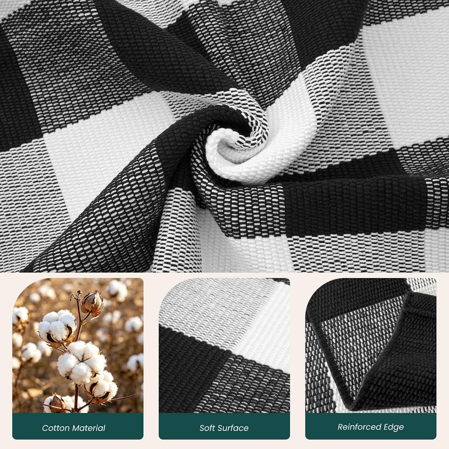 Detalle 2 de KOZYFLY Area Rug 3 x 5 ft