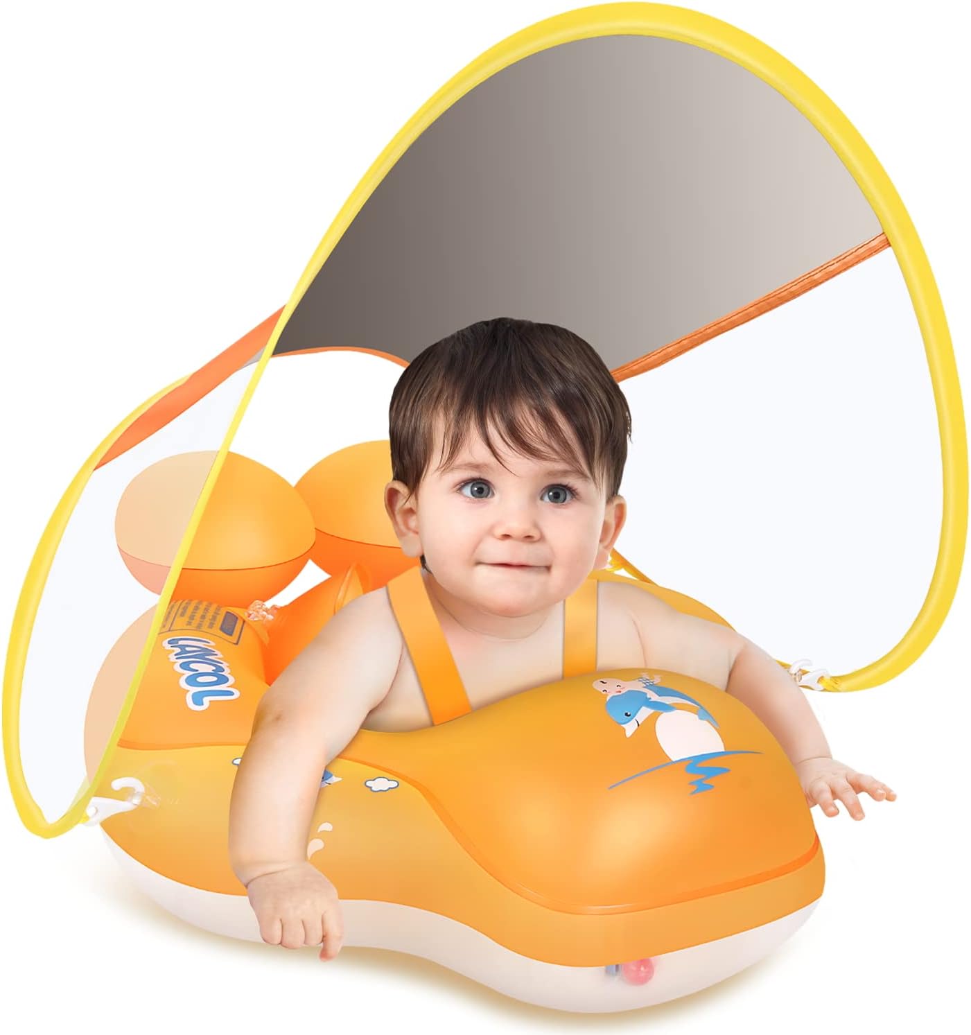 Thumbnail 5 de Inflatable Baby Pool Float with Canopy UPF50+ Sun Protection (No Flip) for Babies 3–36 Months