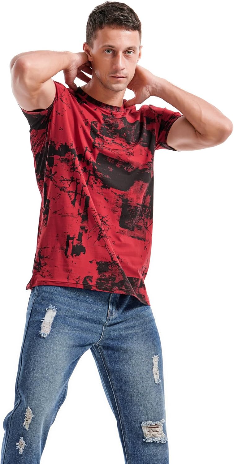 Detalle 2 de KLIEGOU Men's Printed T-Shirt, Cotton Blend