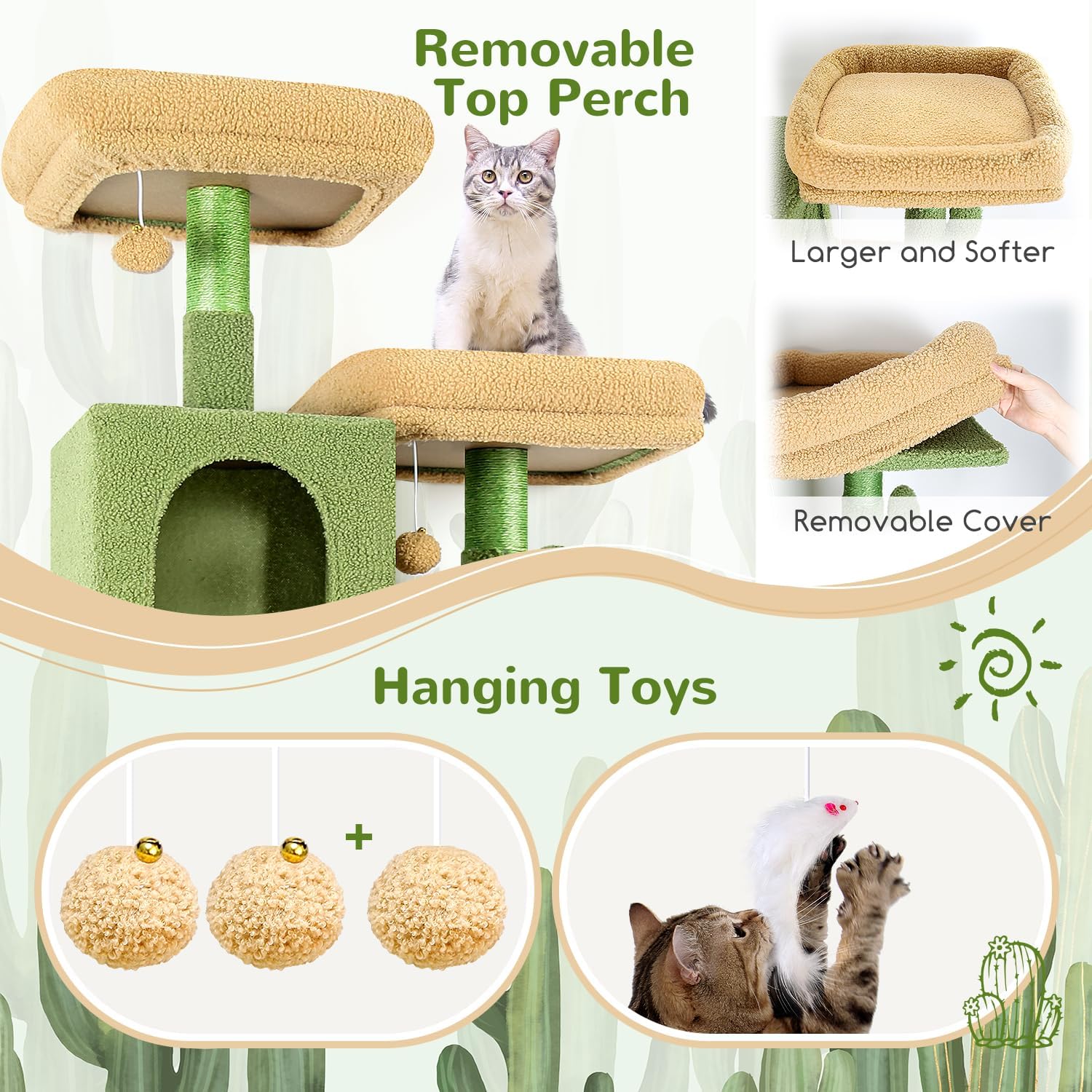 Detalle de Globlazer Cat Tree, 76-Inch