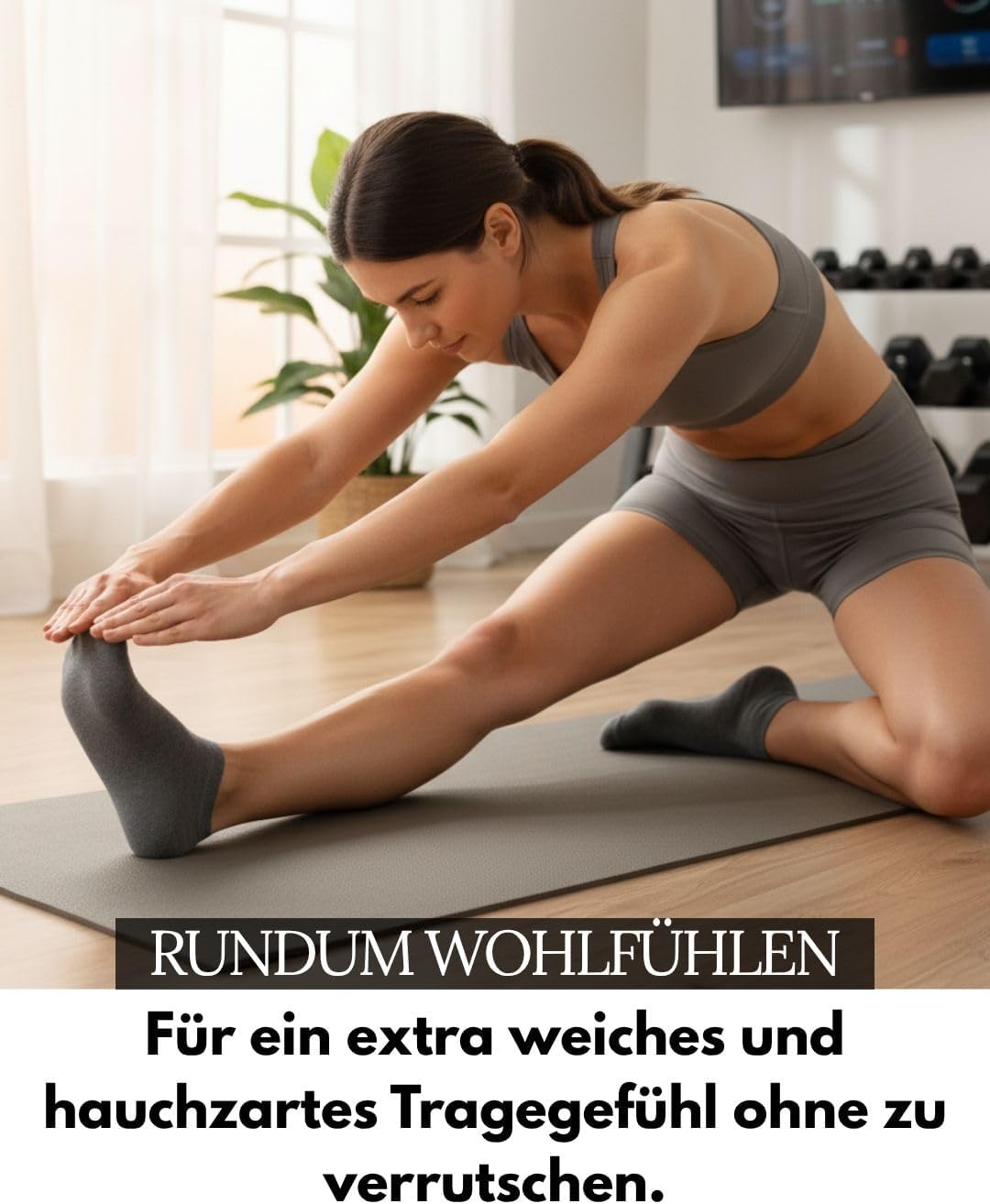 Thumbnail 6 de 10 Paar Premium Sneaker Socken Herren & Damen – gekämmte Baumwolle, Komfortbund, kein Drücken, OEKO-TEX