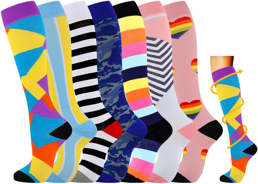 Thumbnail 6 de Losvcbcx Compression Socks 15-20 mmHg