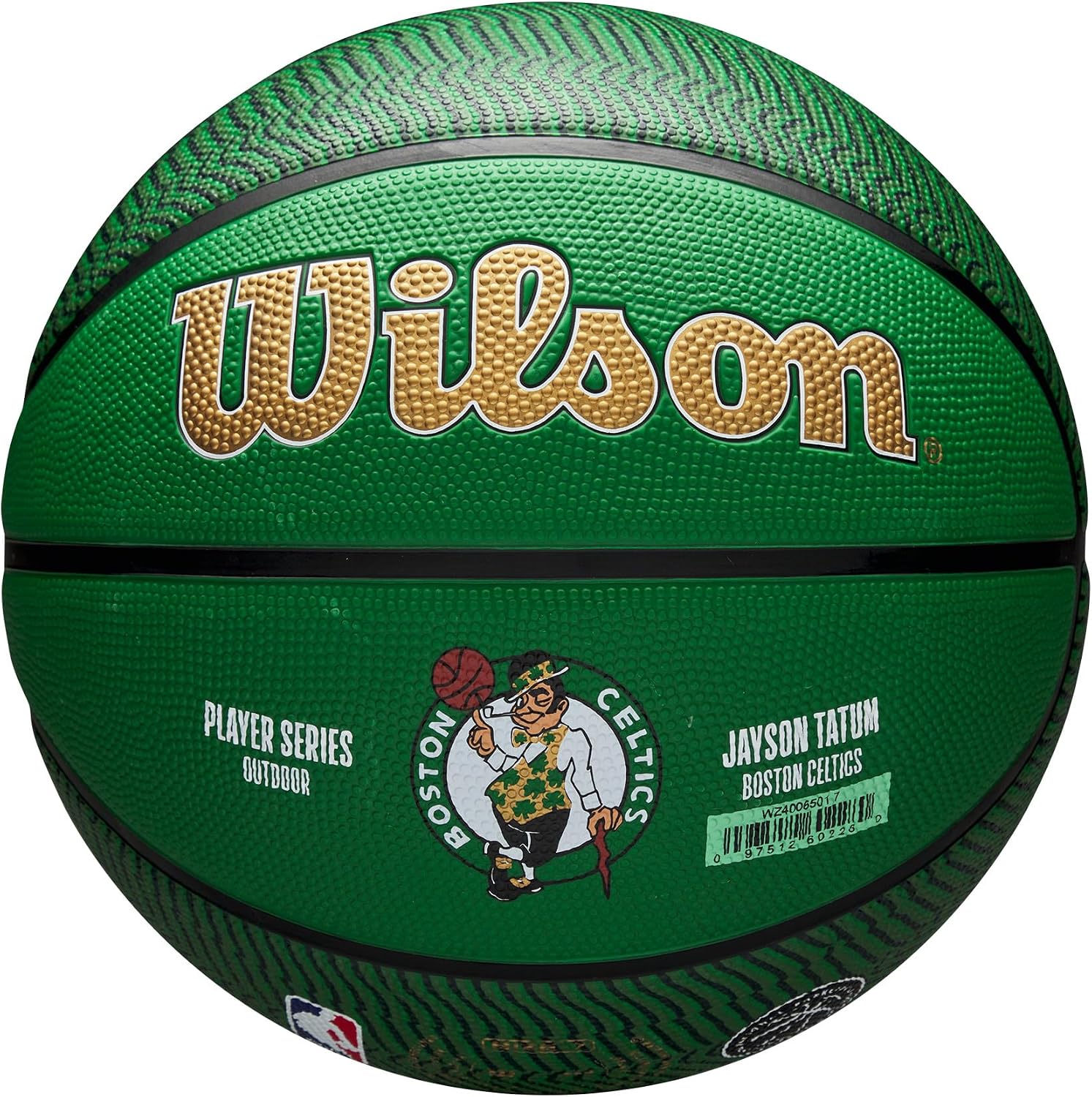 Thumbnail 6 de Wilson Pallone da Basket da Esterno NBA Player Icon – Lebron James, Taglia 7, Colore Verde/Bianco