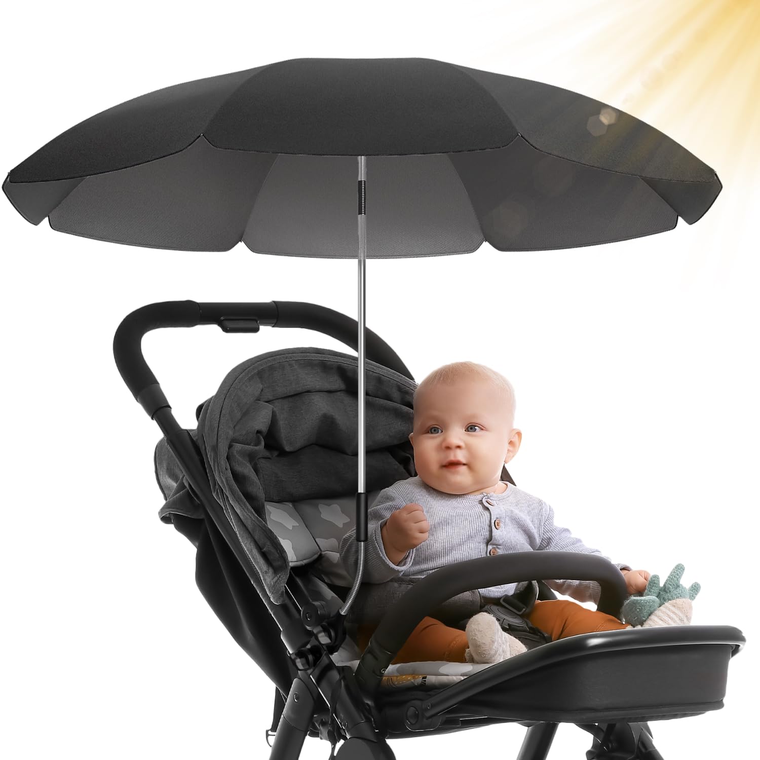 STYNGARD Sonnenschirm Kinderwagen 70 cm UV50+
