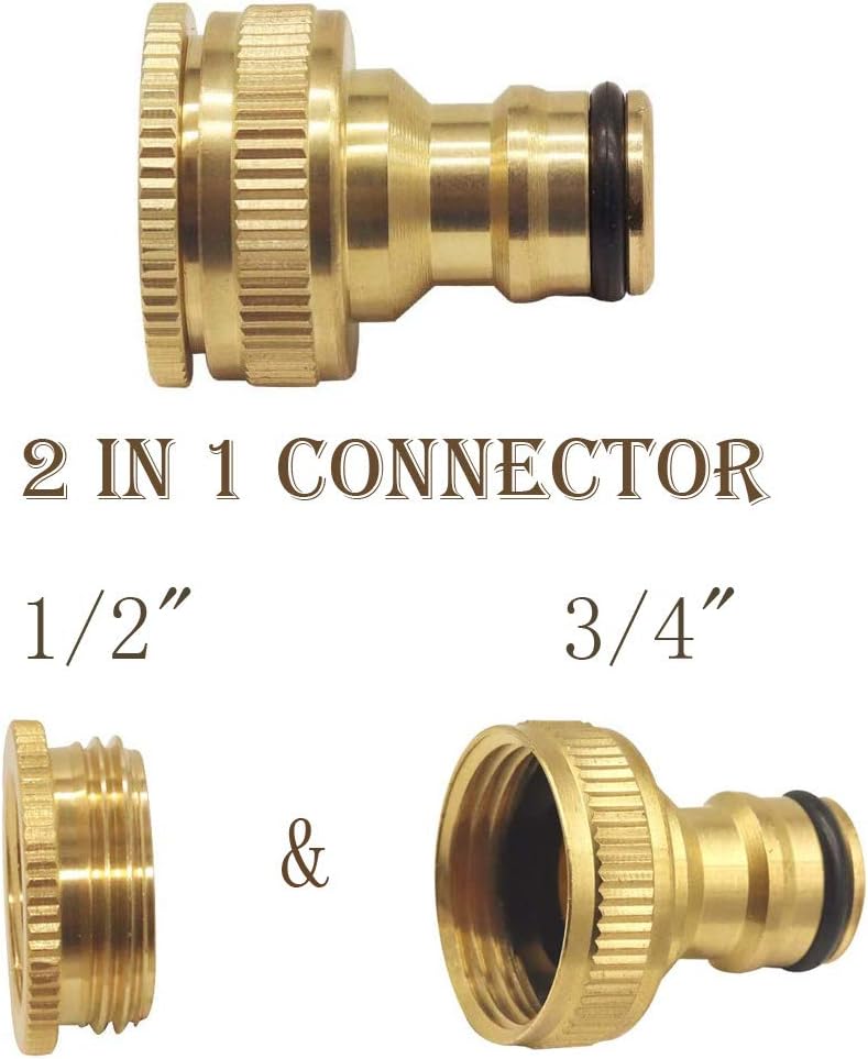 Detalle 2 de Tesmotor Ottone adattatore rubinetto 1/2-3/4
