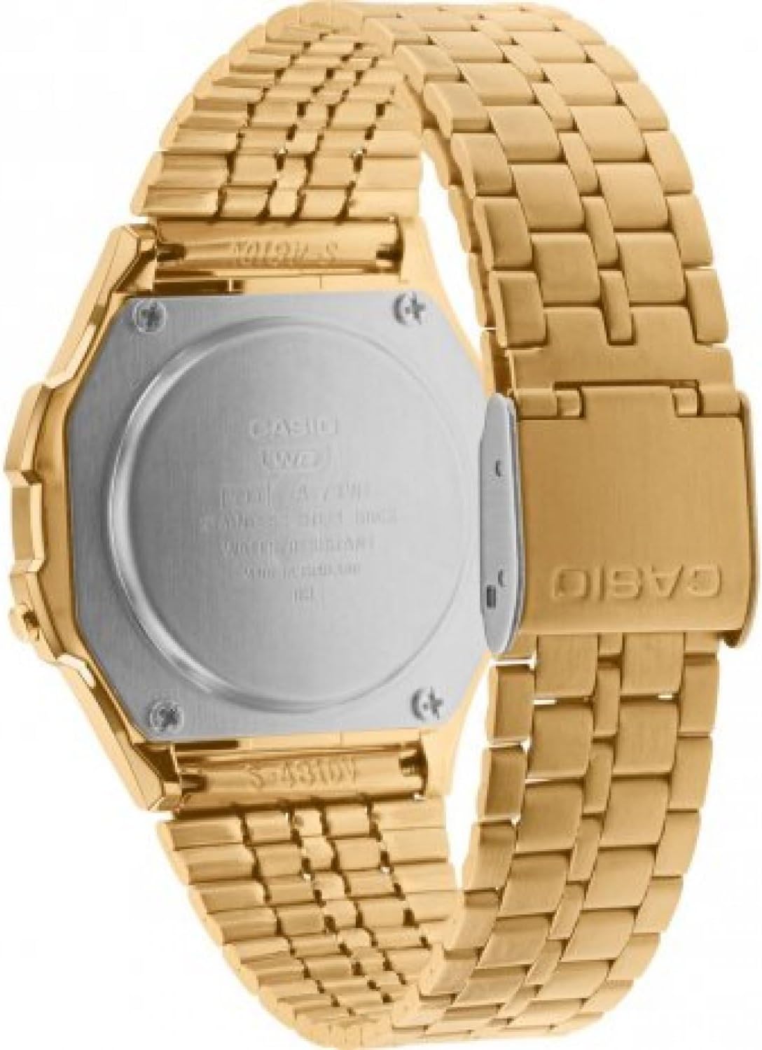Thumbnail 1 de Casio Reloj Cuarzo Unisex 38,80 mm con Dial Digital Oro y Correa de Pulsera de Metal Oro A171WEG-9AEF