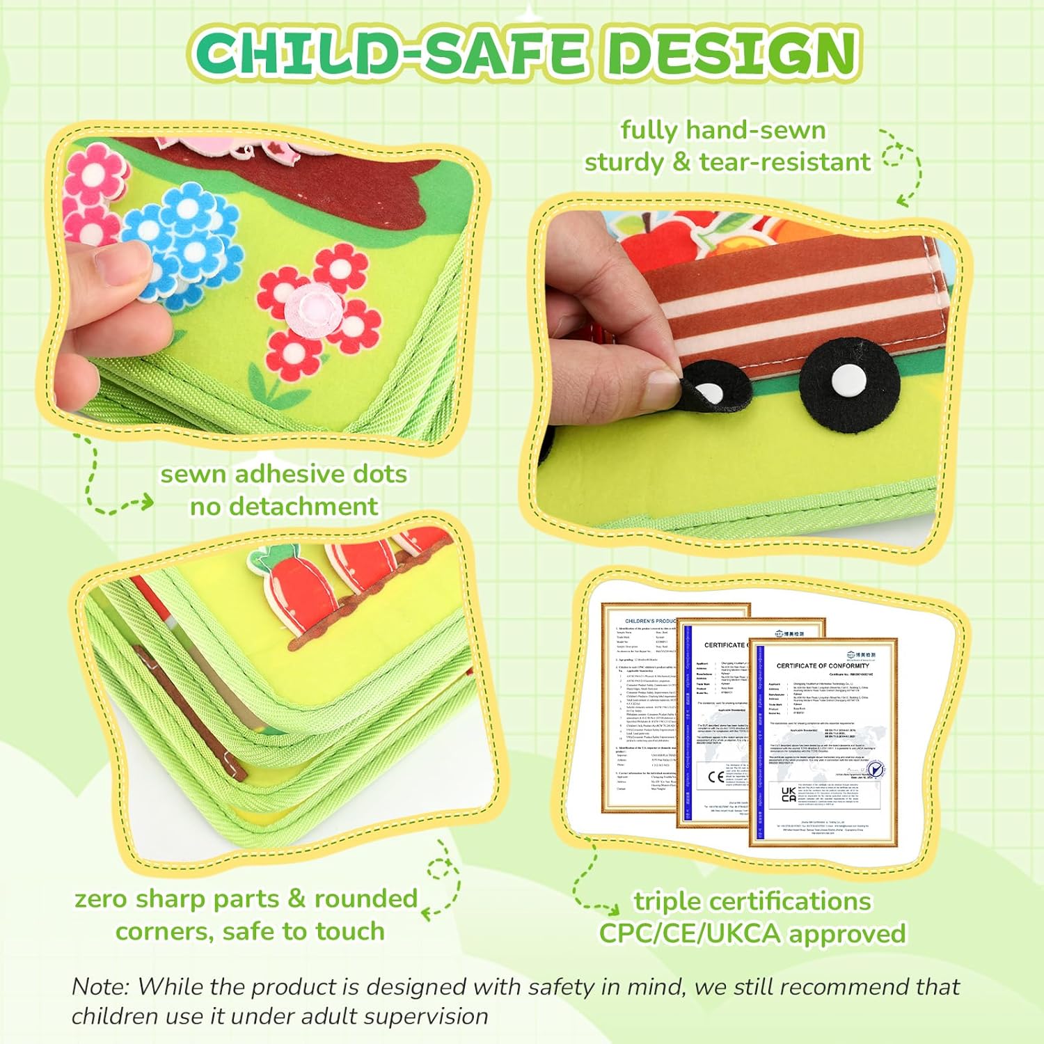 Detalle de Busy Board Montessori 25 in 1 Farm