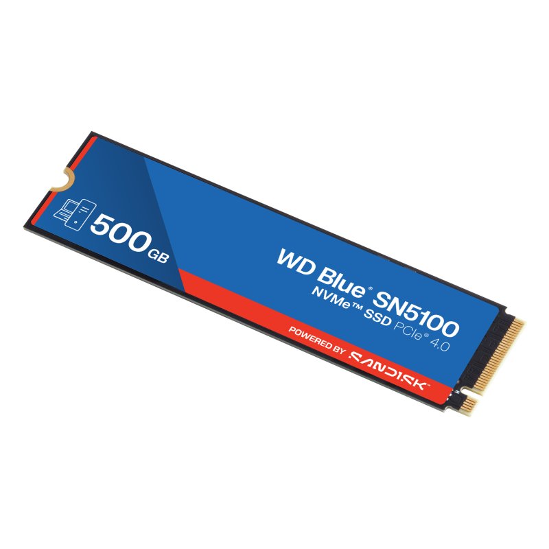Detalle de SanDisk 500 GB M.2 NVMe WD Blue SN5100 QLC Encriptado 💾